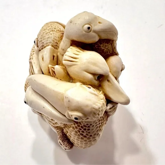 Harmony Kingdom Trinket Box Birds Teacher's Pet By Peter Calvesbert retired 1994 - Picture 8 of 16